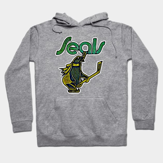 California Seals Hockey Hoodie by Kitta’s Shop